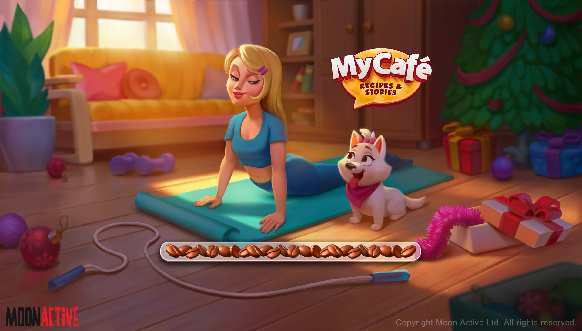 My Café — Yoga Key Art