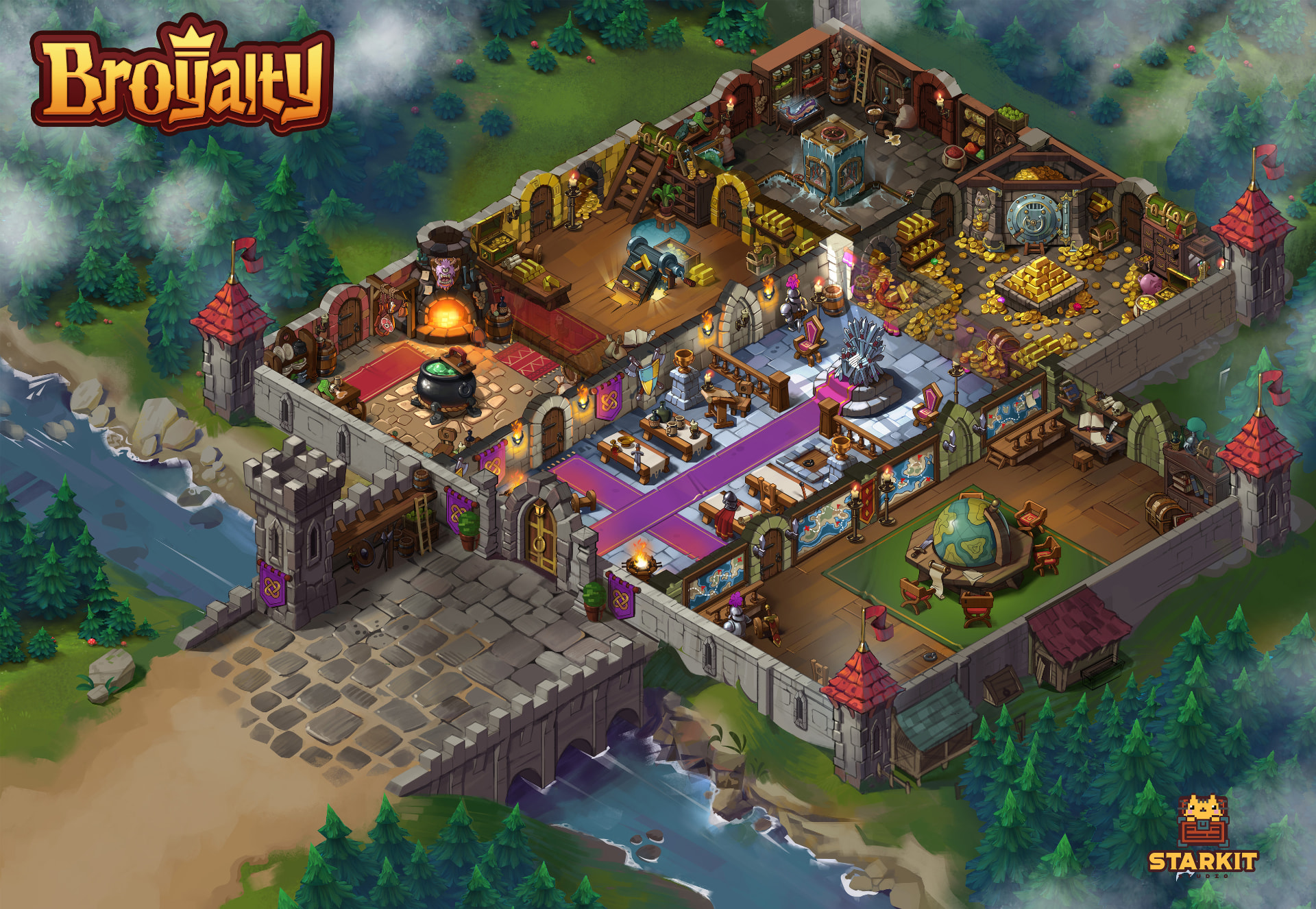Full castle layout
