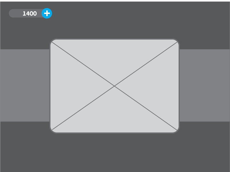 Lose screen wireframe